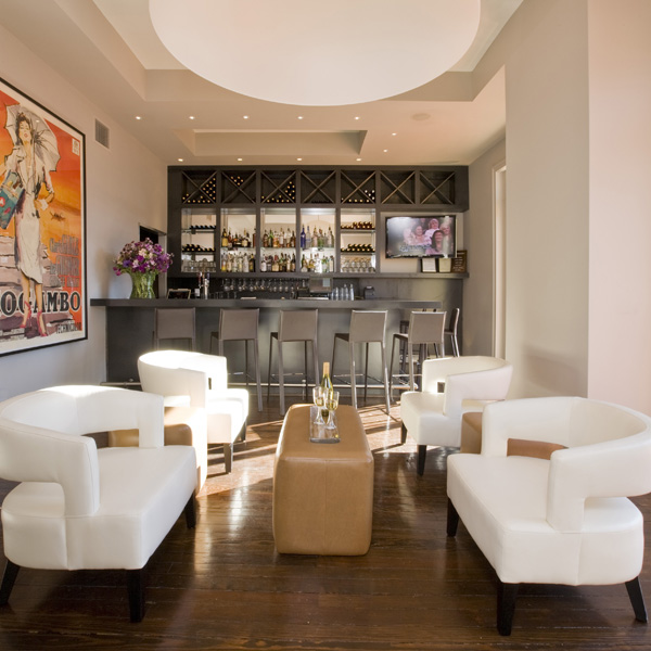 Washington, DC interior design firm Studio Santalla transformed this pub into a contemporary retreat