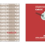 Program & Menu designed by Ernesto Santalla, PLLC—formerly Studio Santalla—for the CAGLCC's 2012 annual awards gala dinner in Washington, DC