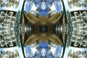 Imitation of Art XIII kaleidoscopic color photo collage by Ernesto Santalla reinterprets classic works of art