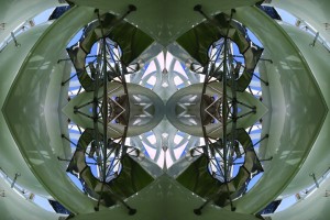 Imitation of Art XXI kaleidoscopic color photo collage by Ernesto Santalla reinterprets classic works of art